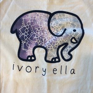 Authentic Ivory Ella Long Sleeve Purple Mandala S